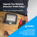 Tramex Moisture Encounter ME5 | Pinless Meter for Measuring Moisture Content in Wood, Drywall & Building Materials