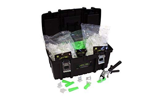 Lev-Tec Tile Leveling System 1/16" Kit (250 Wedges, 500 1/16" Clips, and 1 Pliers)