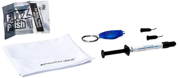 ProCaliber Products 10-11-711 Clear LCA Clear Granite/Marble/Quartz Chip Repair Kit, 1 mL, Syringe