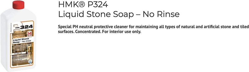 HMK P324 Liquid Stone Maintenance Soap Concentrate 1-Liter Daily Granite & Marble Cleaner